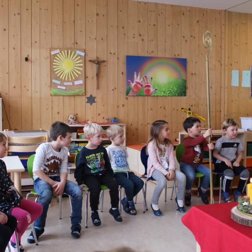 Nikolausbesuch Gruppe Regenbogen