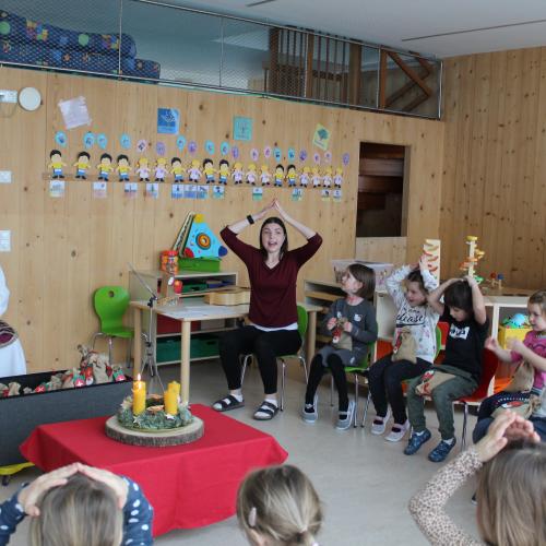 Nikolausbesuch Gruppe Regenbogen