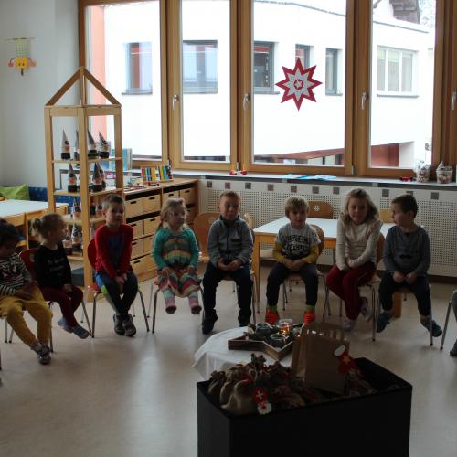 Nikolausbesuch Gruppe Sonnenstrahl