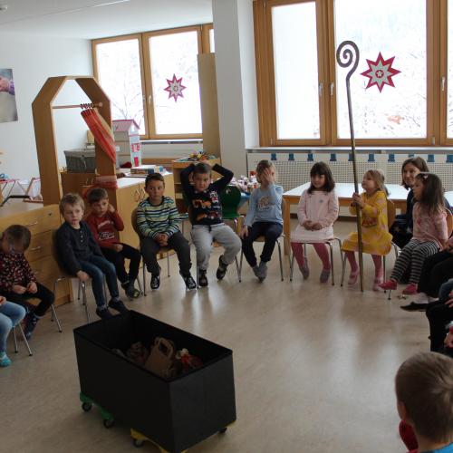 Nikolausbesuch Gruppe Sternschnuppe