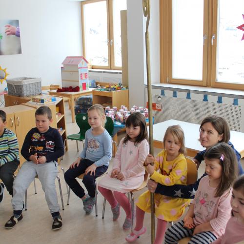 Nikolausbesuch Gruppe Sternschnuppe