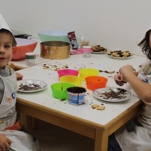 Kekse backen - Gruppe Regenbogen