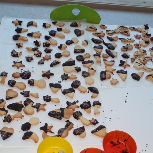 Das Kekse backen bei den Purzlzwergen
