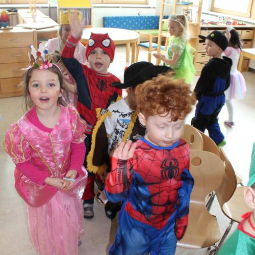 Fasching bei der Gruppe Sonnenstrahl