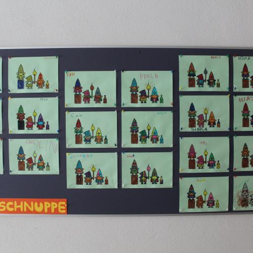 Holzbild Sternschnuppe