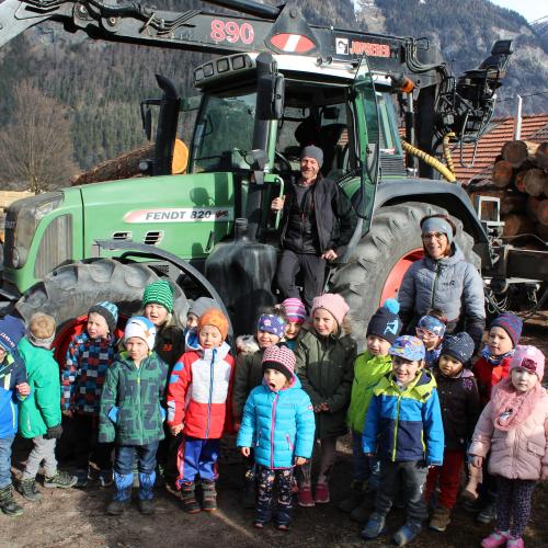Besuch beim Sägewerk Sonnenstrahl