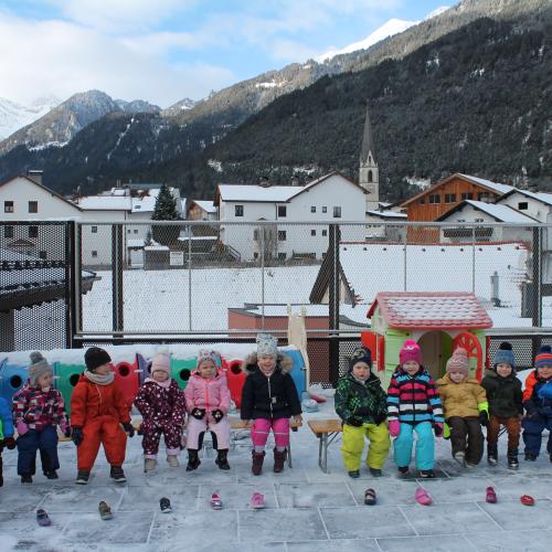 Nikolausbesuch Kinderkrippe 2021