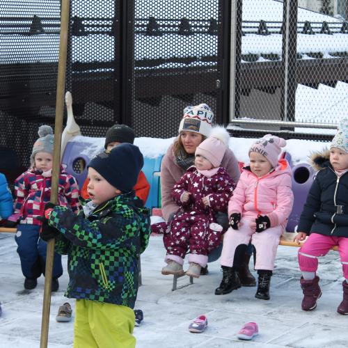 Nikolausbesuch Kinderkrippe 2021