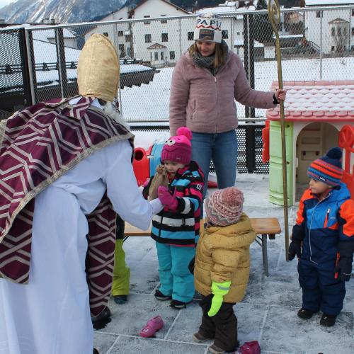 Nikolausbesuch Kinderkrippe 2021