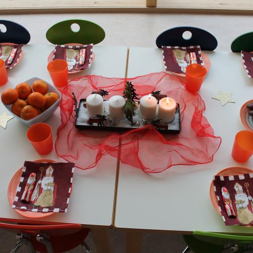 Nikolausbesuch Kinderkrippe 2021