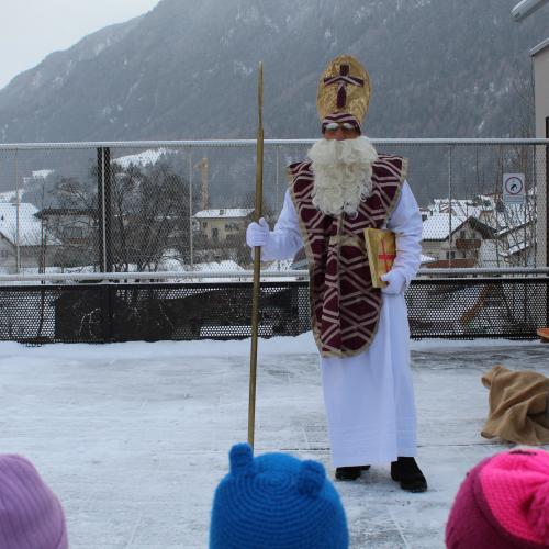 Nikolausbesuch Kinderkrippe 2021