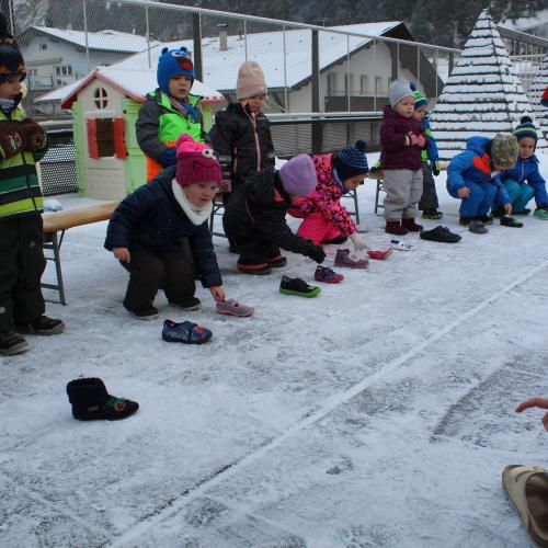 Nikolausbesuch Kinderkrippe 2021