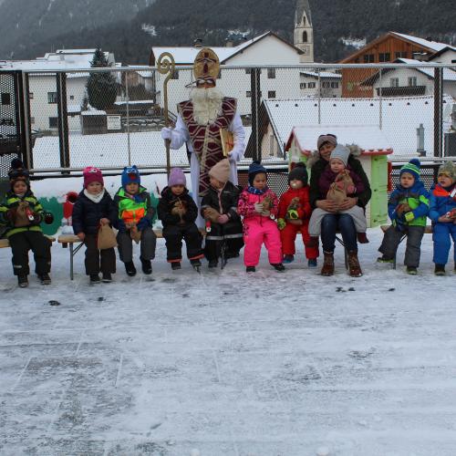 Nikolausbesuch Kinderkrippe 2021