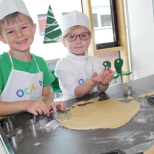 Das Kekse backen in der Gruppe Sonnenstrahl!