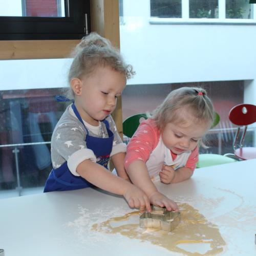 Das Kekse backen bei den Purzlzwergen!