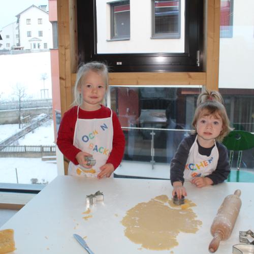Das Kekse backen bei den Purzlzwergen!