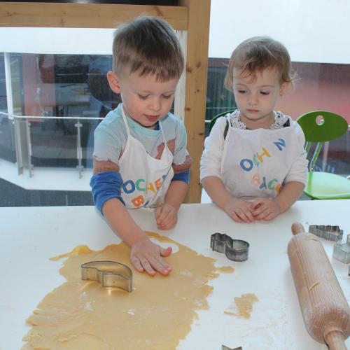 Das Kekse backen bei den Purzlzwergen!