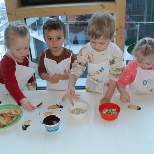 Das Kekse backen bei den Purzlzwergen!