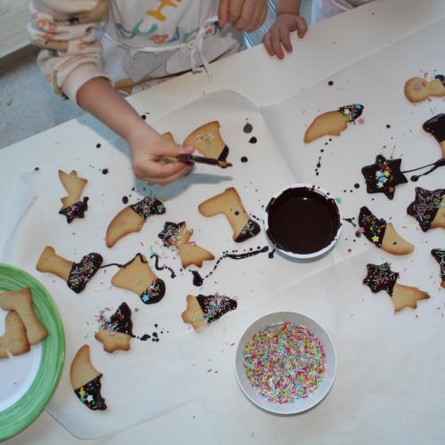 Das Kekse backen bei den Purzlzwergen!