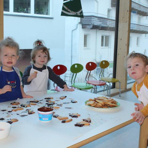 Das Kekse backen bei den Purzlzwergen!