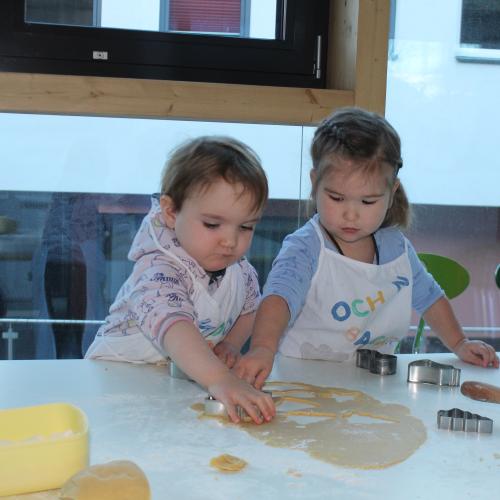 Das Kekse backen bei den Purzlzwergen!