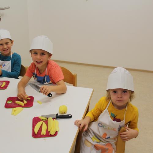 Das Pommesfest der Gruppe Sternschnuppe!