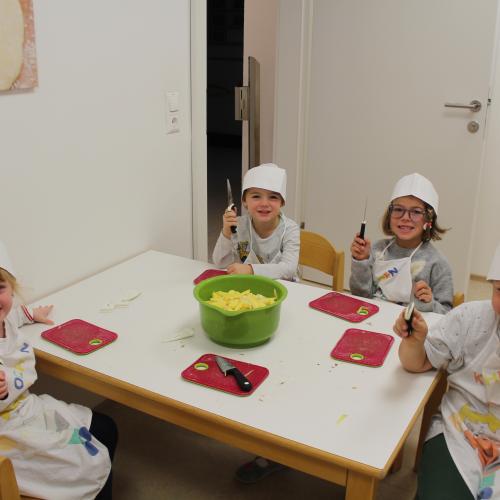 Das Pommesfest der Gruppe Sternschnuppe!