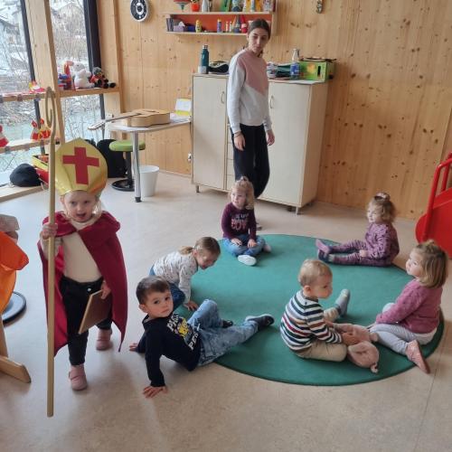 Nikolaus in der Kinderkrippe 2022
