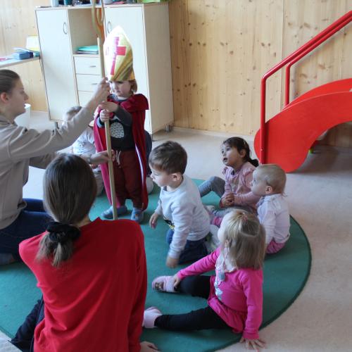Nikolaus in der Kinderkrippe 2022
