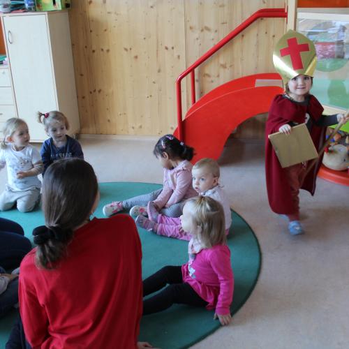 Nikolaus in der Kinderkrippe 2022