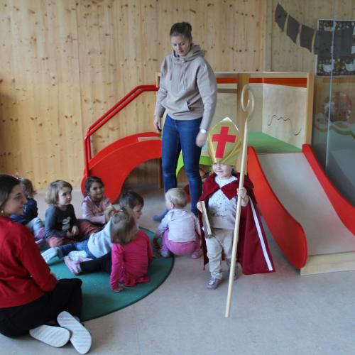 Nikolaus in der Kinderkrippe 2022