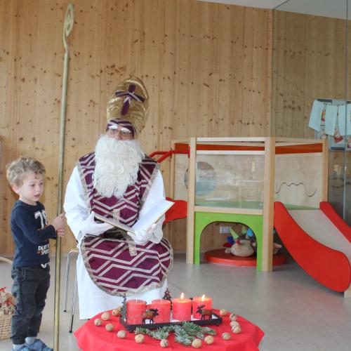Nikolaus in der Kinderkrippe 2022