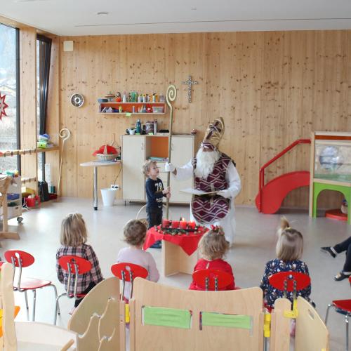 Nikolaus in der Kinderkrippe 2022