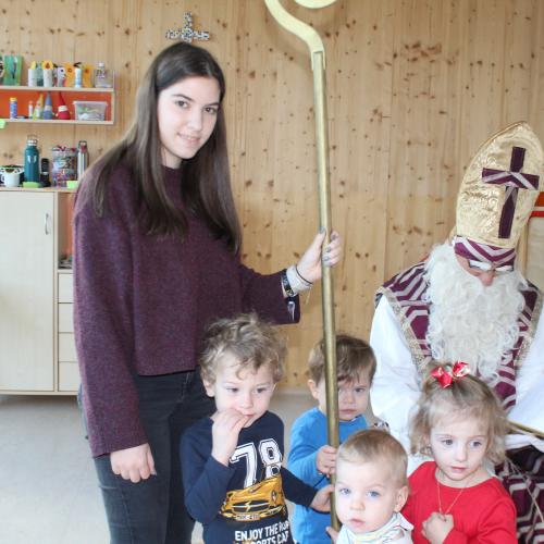 Nikolaus in der Kinderkrippe 2022