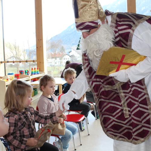 Nikolaus in der Kinderkrippe 2022