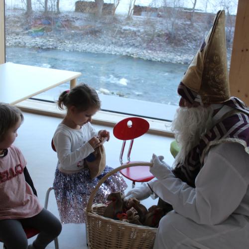 Nikolaus in der Kinderkrippe 2022