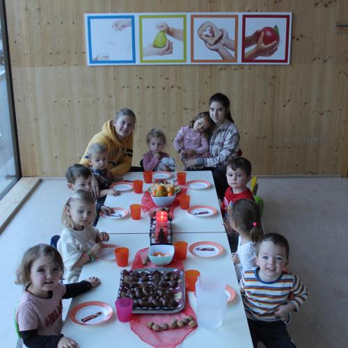 Nikolaus in der Kinderkrippe 2022