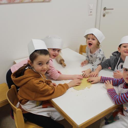 Kekse backen -Sternschnuppe