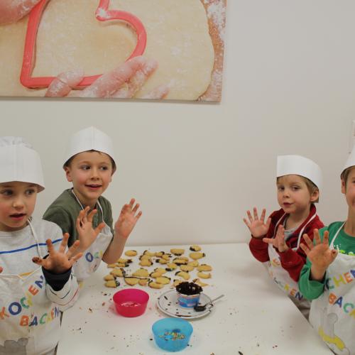 Kekse backen -Sternschnuppe
