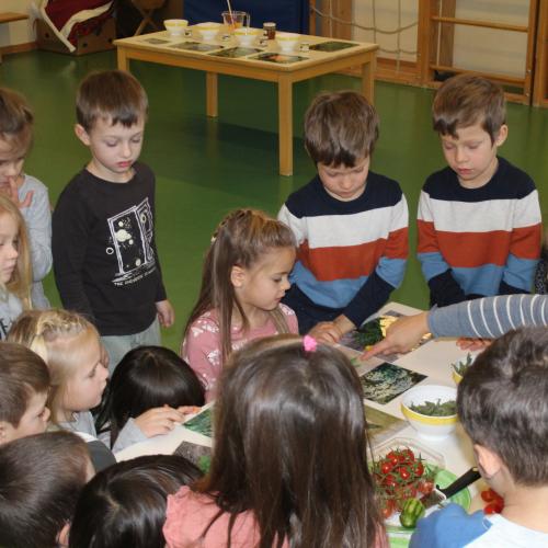Naturkräuterworkshop mit der Gruppe Sonnenstrahl!
