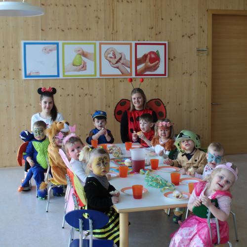 Faschingsfeier in der Kinderkrippe