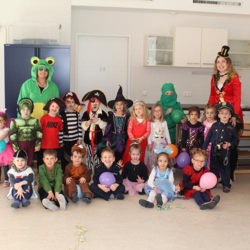 Faschingsfeier im Kindergarten