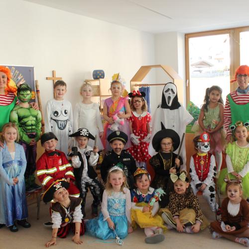 Faschingsfeier im Kindergarten