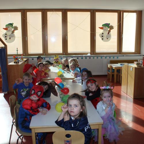 Faschingsfeier im Kindergarten