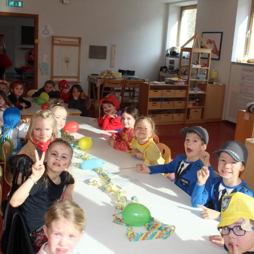 Faschingsfeier im Kindergarten