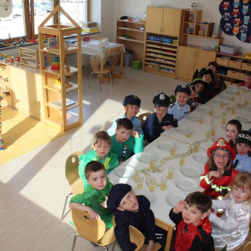 Faschingsfeier im Kindergarten