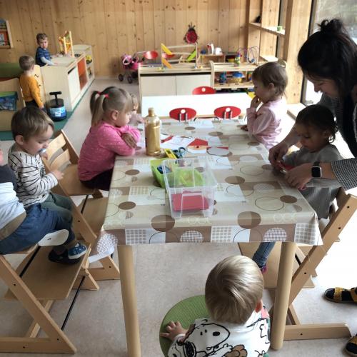 Nikolaus Kinderkrippe