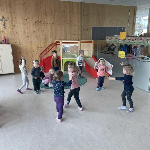 Winter Kinderkrippe