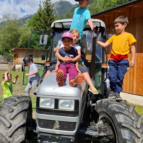 Naturtag Bauernhof Regenbogen