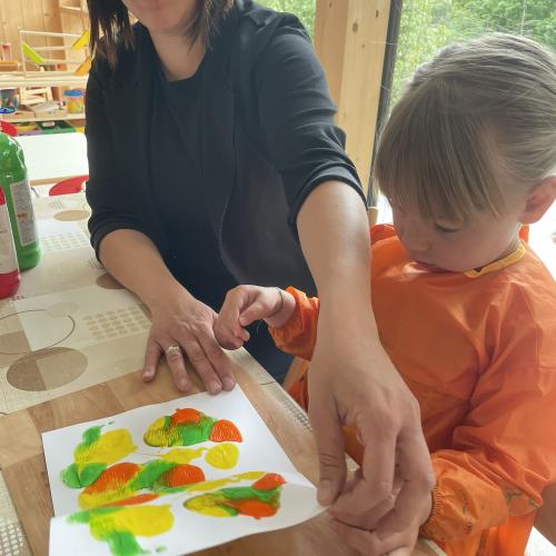 Vatertag Kinderkrippe